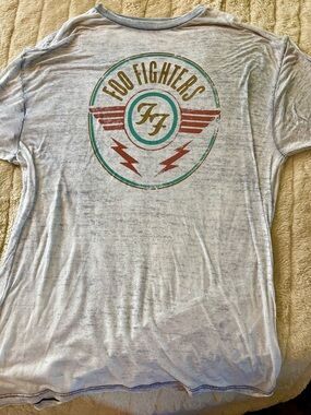 Foo Fighters Short Sleeve Graphic Tee - Light Gray